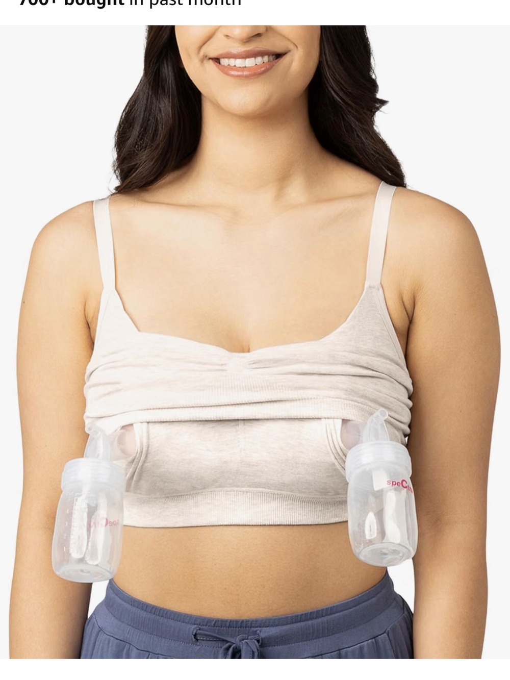 2 Kindred Bravely Sublime Hands Free Pumping Bra in Oatmeal